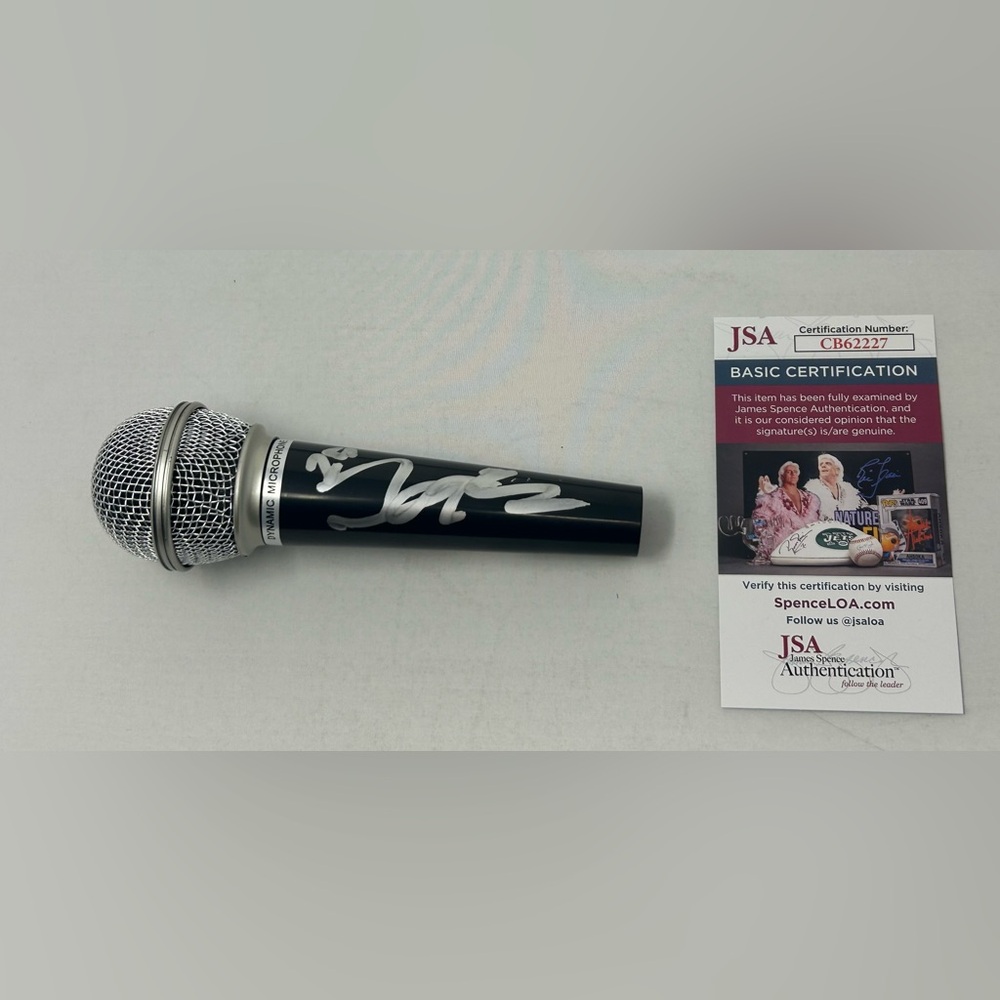 LaRussell signed Microphone JSA COA